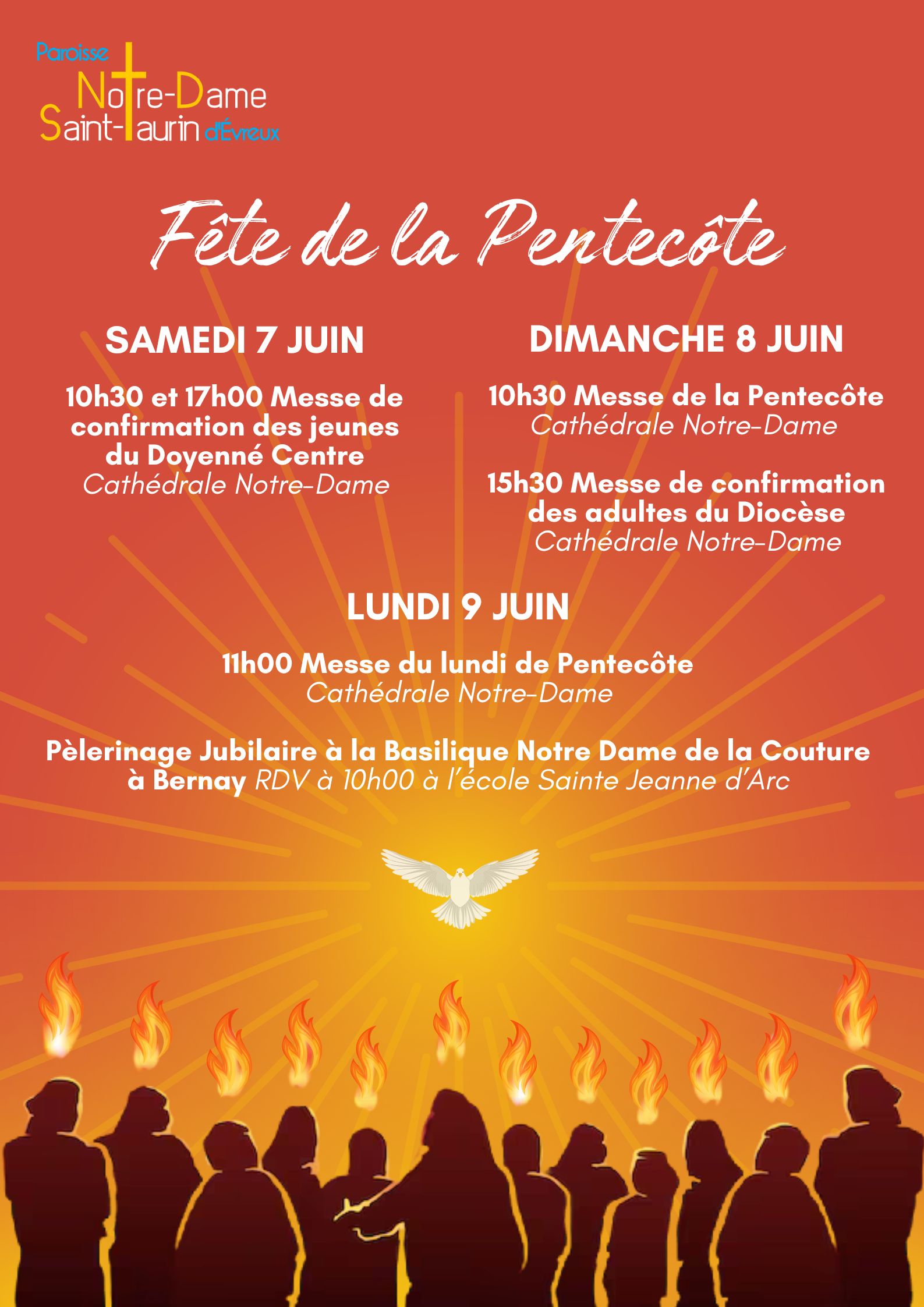 Fête de la Pentecôte - Paroisse Notre Dame Saint Taurin Evreux