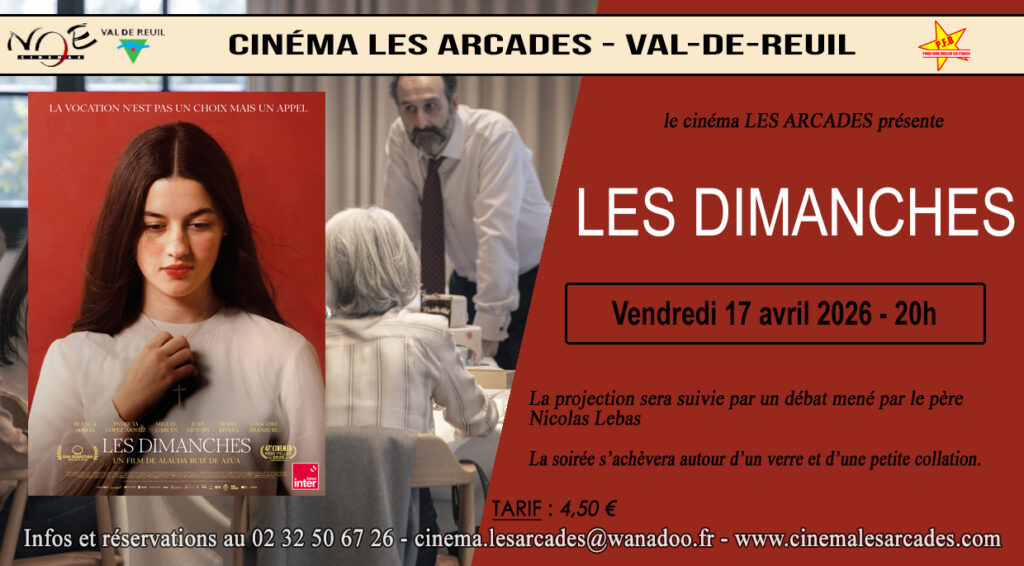 Film Les Dimanches au cinéma de Val de Reuil vendredi 17/04/2026