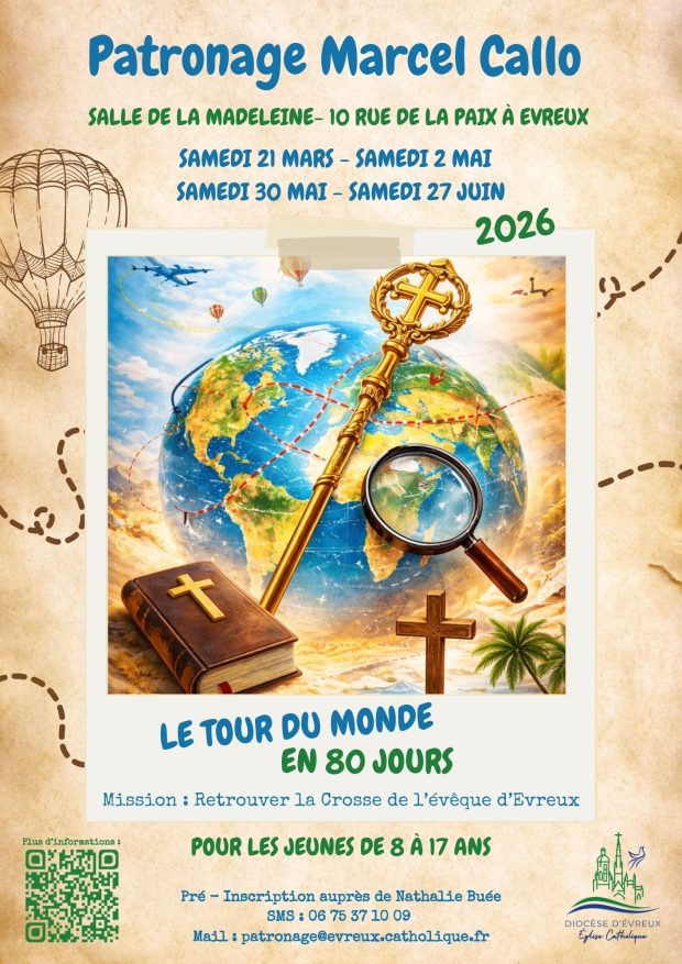 Patronage Printemps les samedi 21 mars, 2 mai, 30 mai et 17 juin 2026