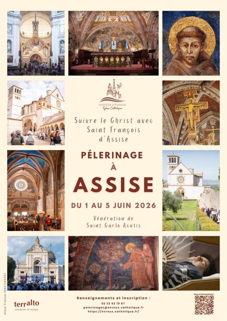 Pèlerinage St François d'Assise 2026