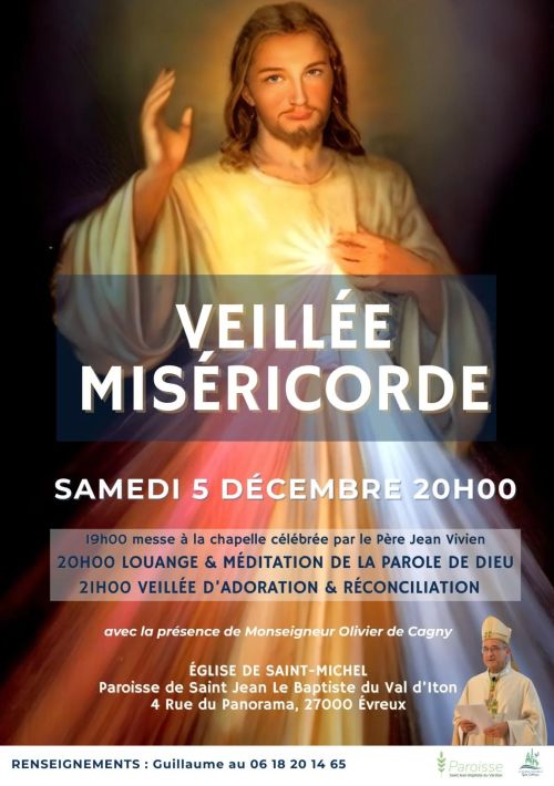 Veillée de miséricorde le 5 décembre 2025
