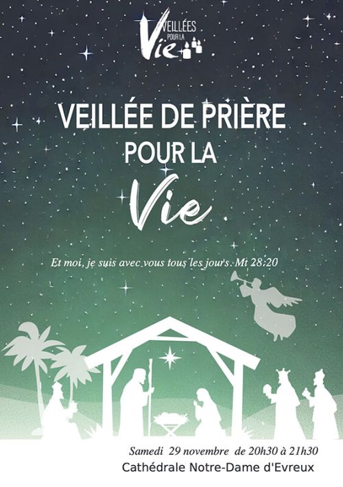 Veillée de prière pour la vie samedi 29 novembre 2025