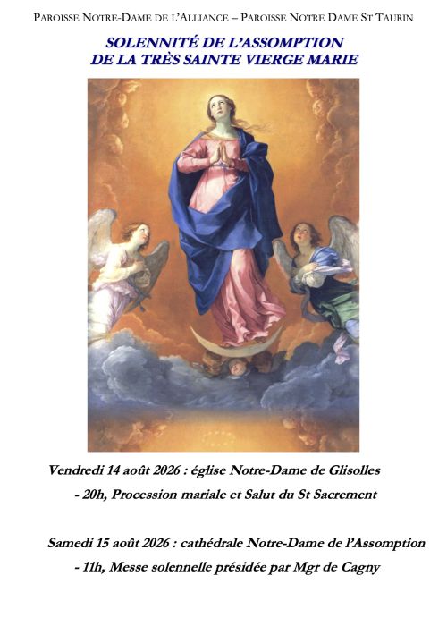 Horaires des messes de l'Assomption