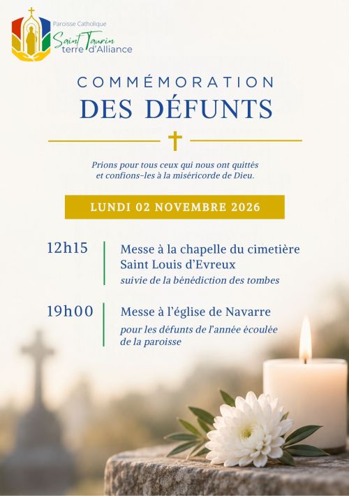 Commémoration des défunts 2026