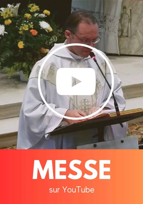 Messe du dimanche diffusée sur YouTube