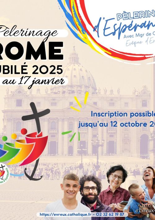 Jubilé diocésain à Rome janvier 2025