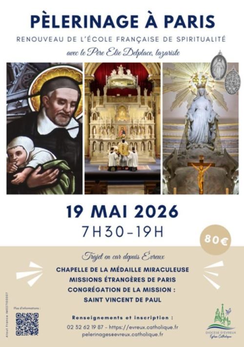 Pèlerinage à Paris le 19/05/2026