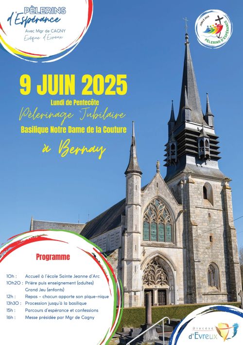 Pèlerinage à Bernay le lundi 9 juin 2025