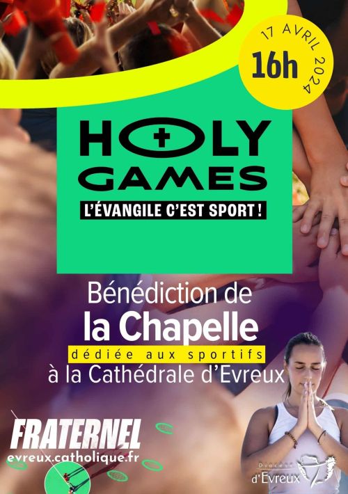 Holy Games bénédiction de la chapelle dédiée aux sportifs à la cathédrale