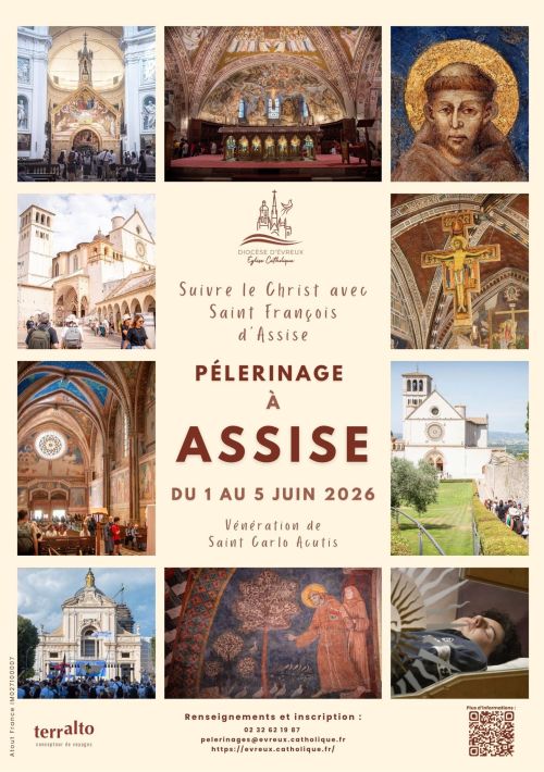 Pèlerinage St François d'Assise 2026