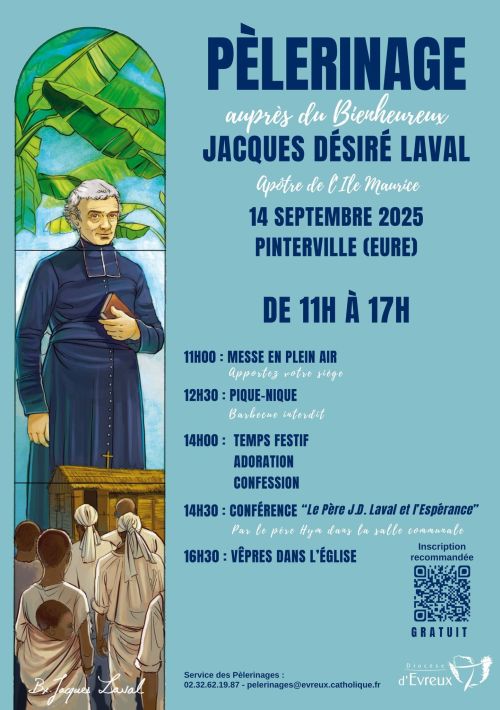 Pèlerinage à Pinterville le 14 septembre 2025