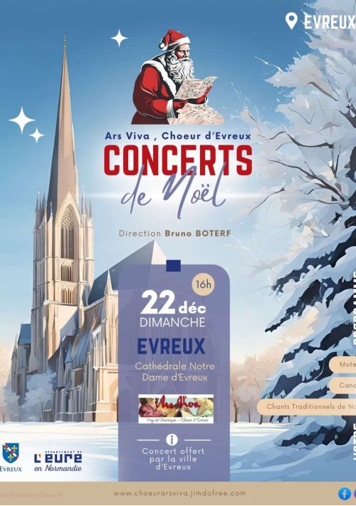 Concert de Noël Ars Viva 22/12/2024 à la cathédrale